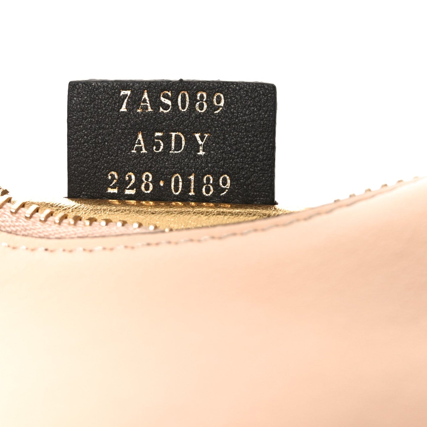Vitello Grace Matte Nano Fendigraphy Hobo Charm Light Rose