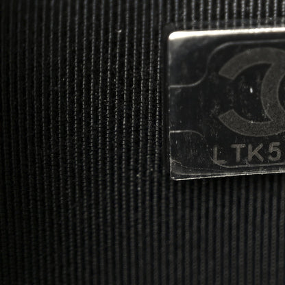 Lambskin Quilted Wallet On Chain WOC So Black