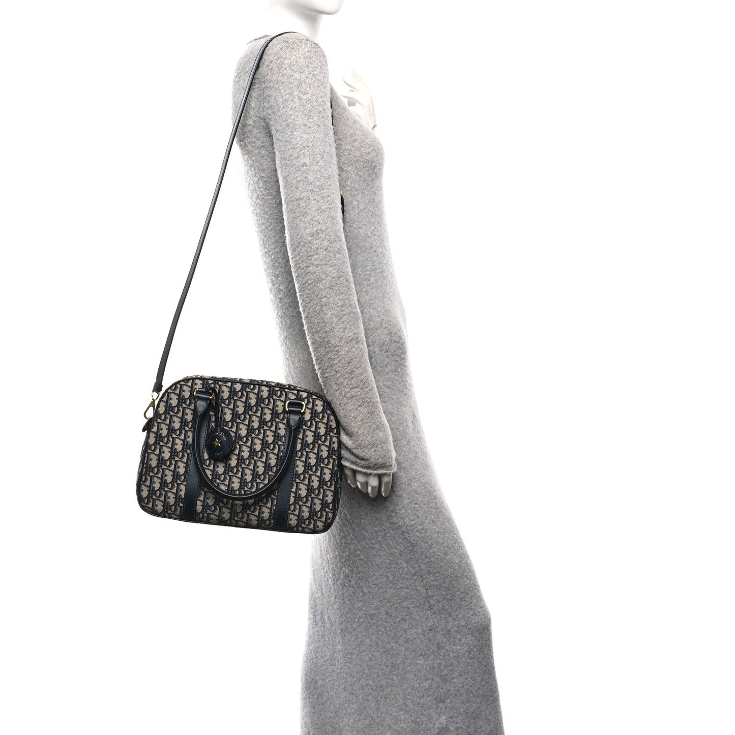 Oblique Large D-Vibe Bowling Bag Navy