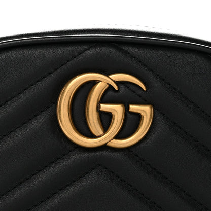 Calfskin Matelasse GG Marmont Belt Bag 95 38 Black