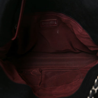 Caviar Quilted French Riviera Hobo Black