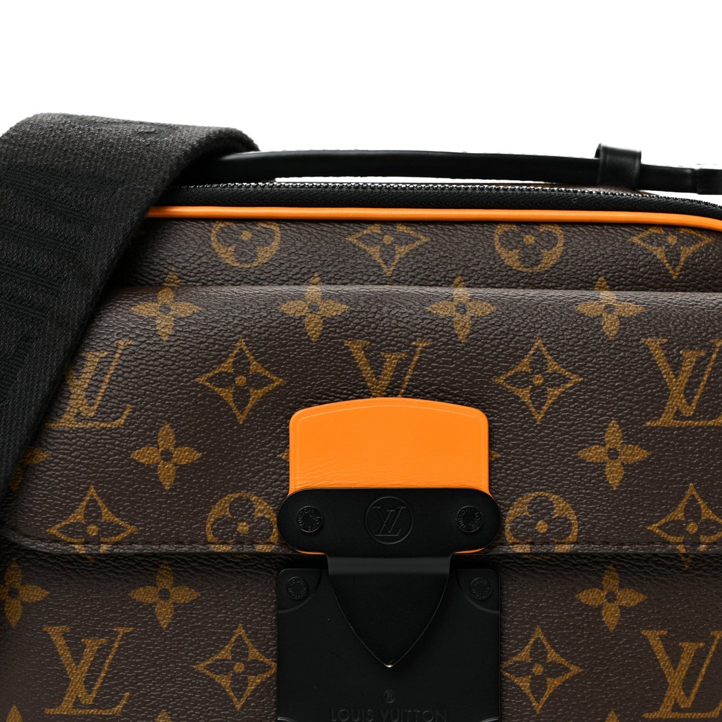 Monogram Macassar S Lock Messenger Yellow