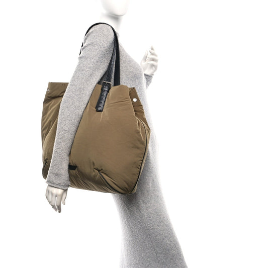 Nylon Crossroad Buckle Tote Mud