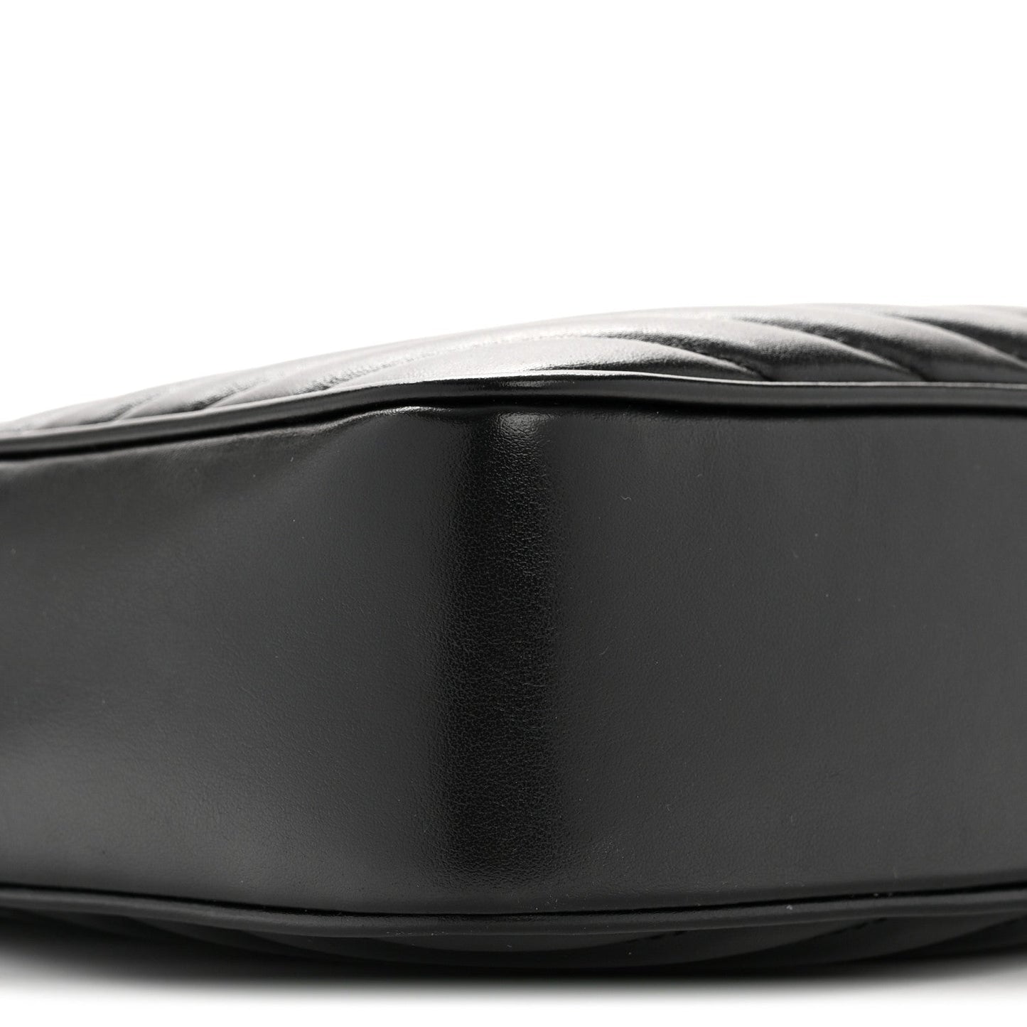 Calfskin Matelasse Monogram Lou Camera Bag Black