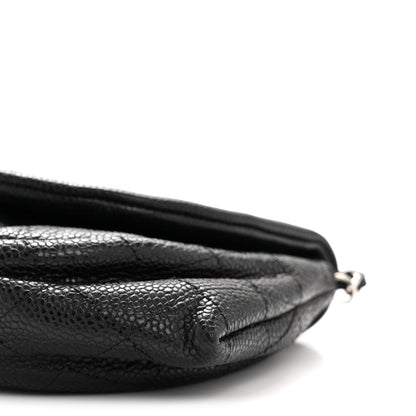 Caviar Half Moon Wallet On Chain WOC Black