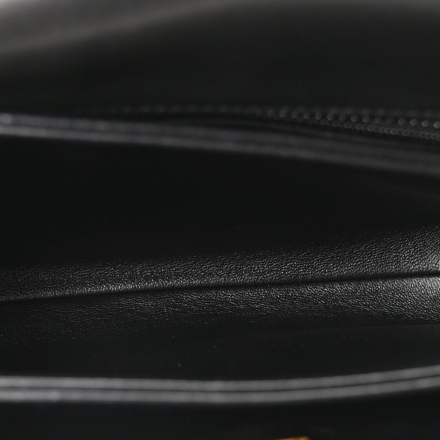 Lambskin Quilted On And On Medium Chain Flap Black