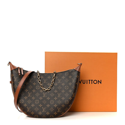 Reverse Monogram Loop Hobo