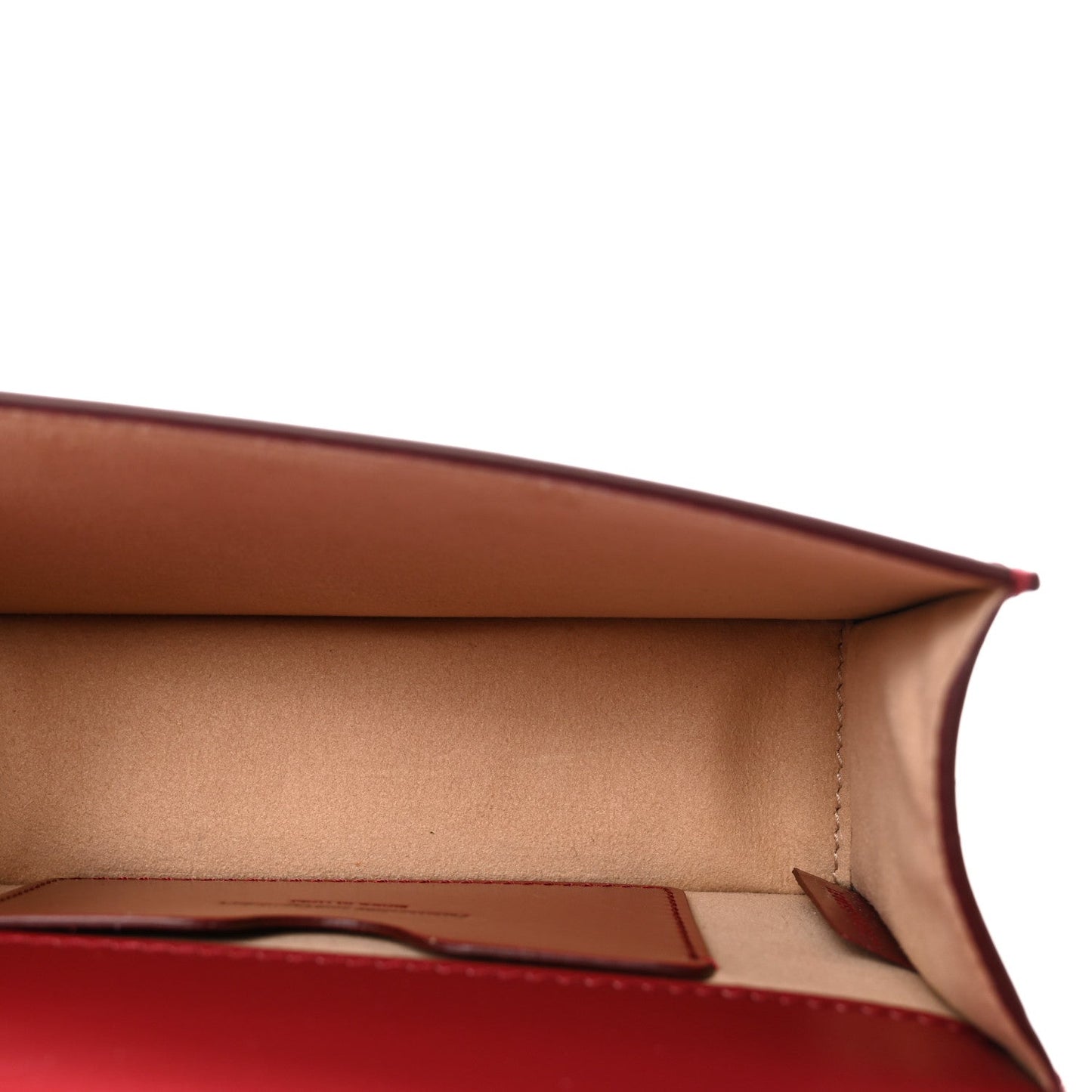Calfskin Mini Jeweled Knuckle Satchel Red