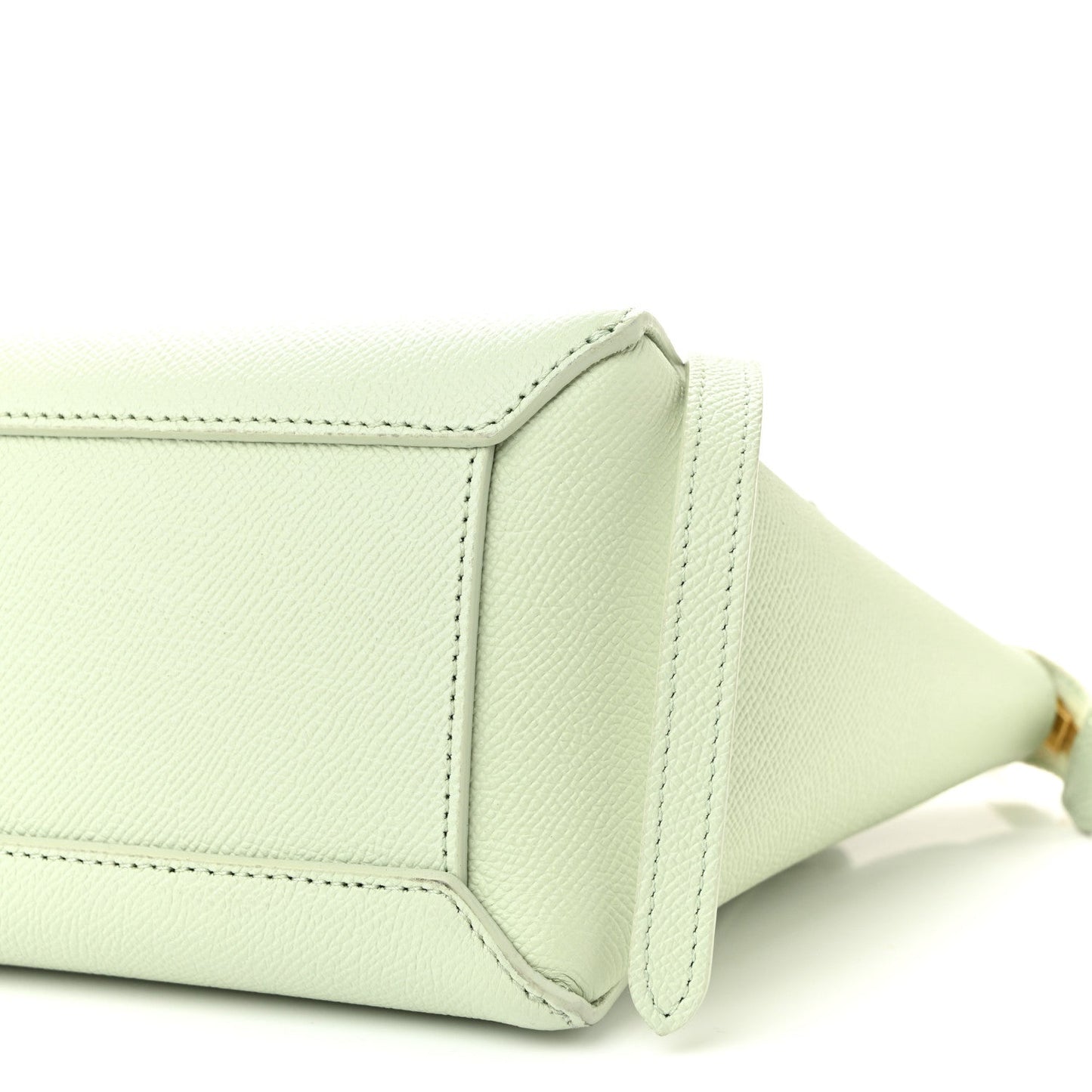 Grained Calfskin Nano Belt Bag Jade