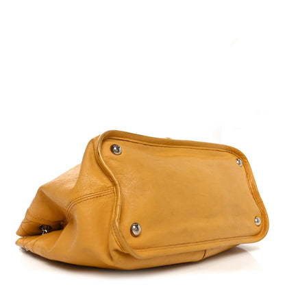 Calfskin Natural Beauty Tote Yellow
