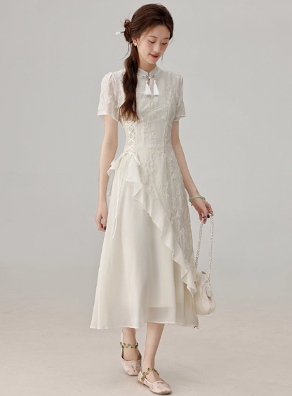2025 new summer new Chinese dress improved cheongsam young style skirt R1888