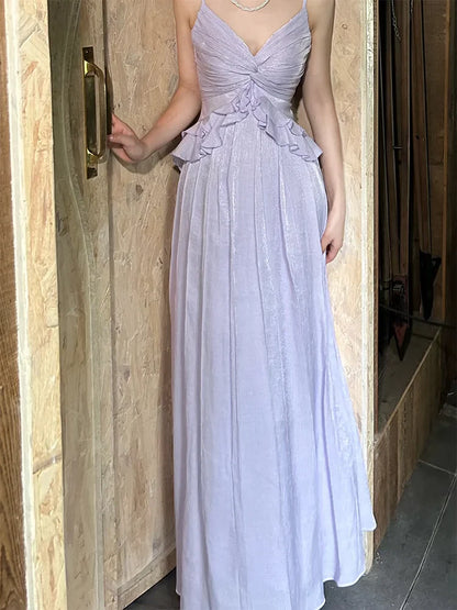 beautiful backless seaside holiday dress party dress    S6053