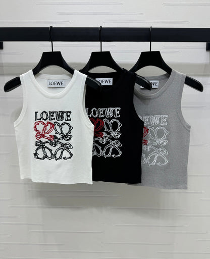 Loewe 25 Tank Top Wool with Tencel 232631