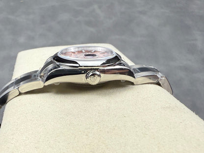 Rolex Day-Date 28mm Silver Pink