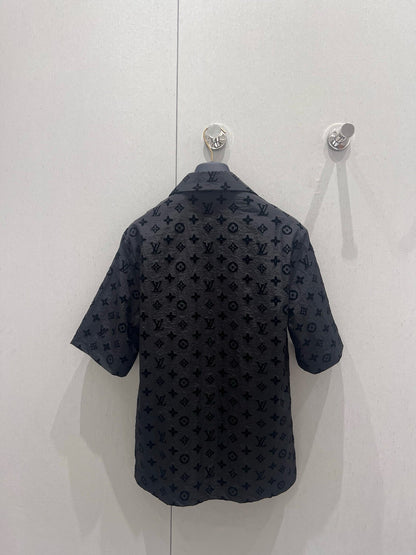 LV 25 Set Short Black Silk 214990