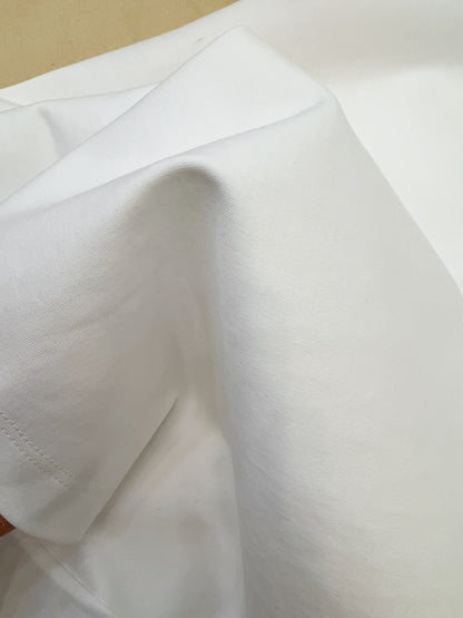 LV 25 Neck T-shirt White Mix Grey Cotton