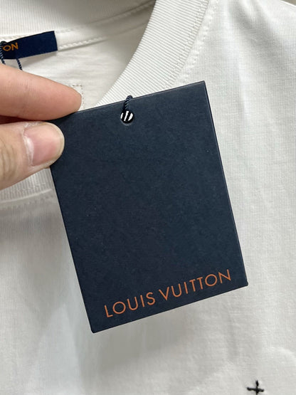 LV T-SHIRT IN WHITE PURE COTTON 238779