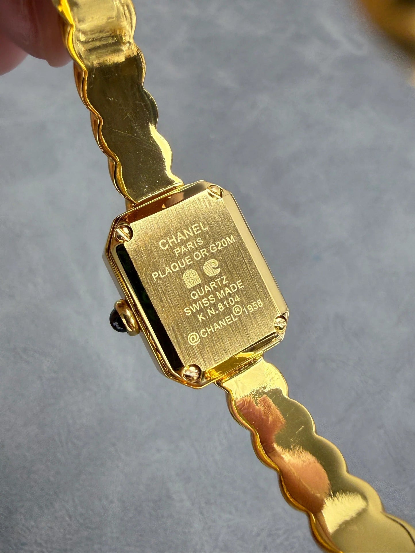 Chanel Premiere Galon Yellow Gold Watch