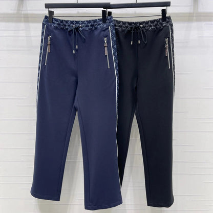 LV 25S PATCHWORK STRAIGHT-LEG DENIM JEANS 0127