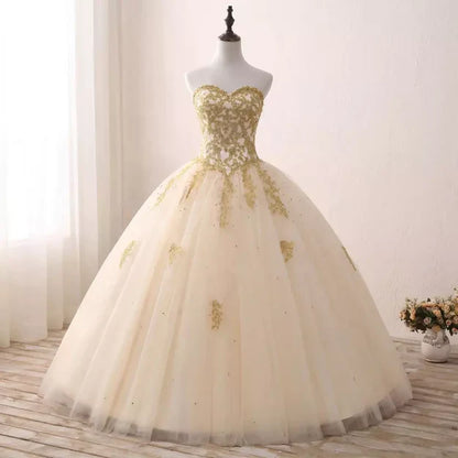 omberprom Beautiful Ball Gown Party Dress Sweet 16 dress with Applique Long Prom Dress Wholesale