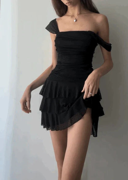 omberprom Black Summer Dress Short Homecoming Dress Party Dress Formal Dress Graduation Dress