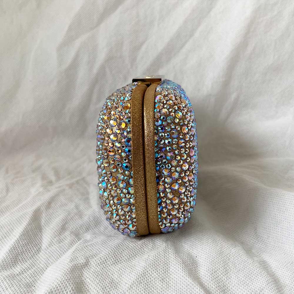 Le Silla Crystal Embellished box clutch