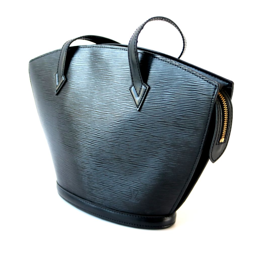 Louis Vuitton black epic leather Saint Jacques PM shoulder bag