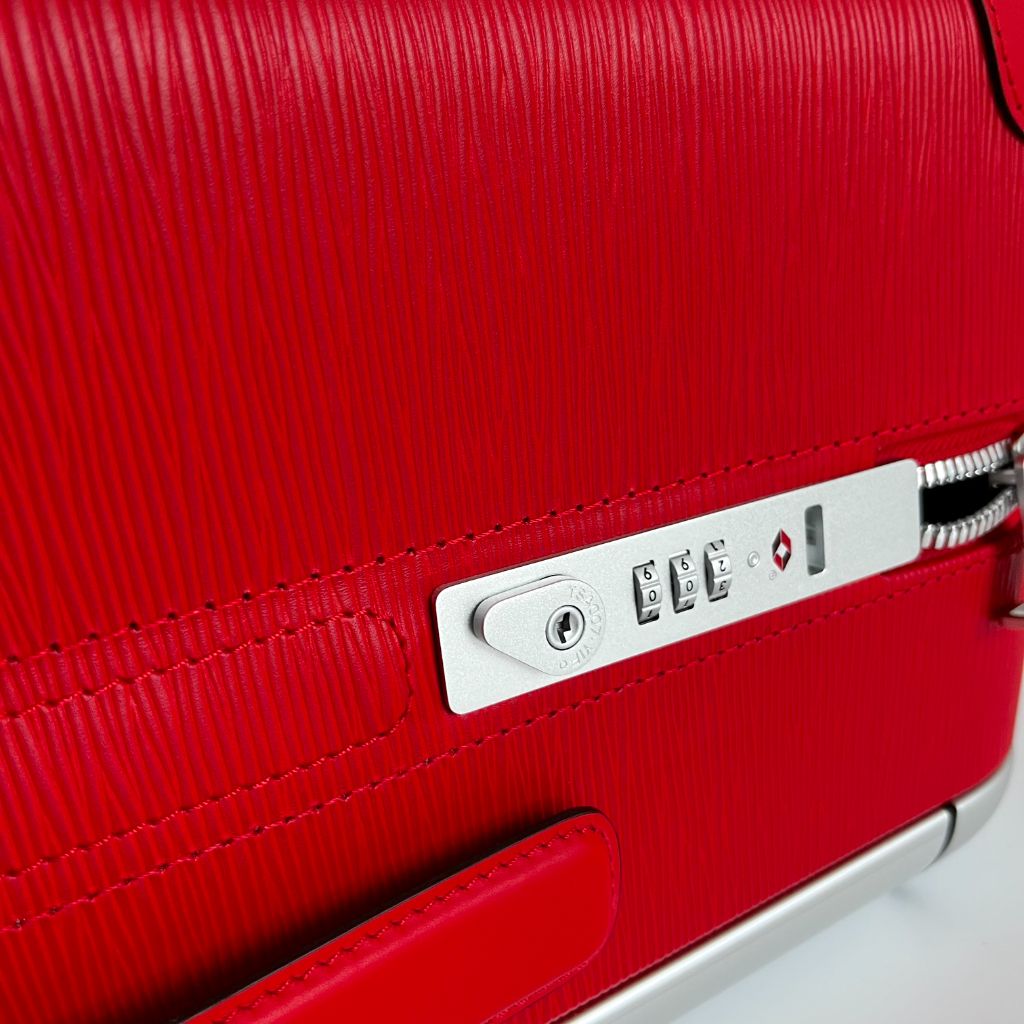 Louis Vuitton Horizon 55 Red Epi Leather Trolley Suitcase