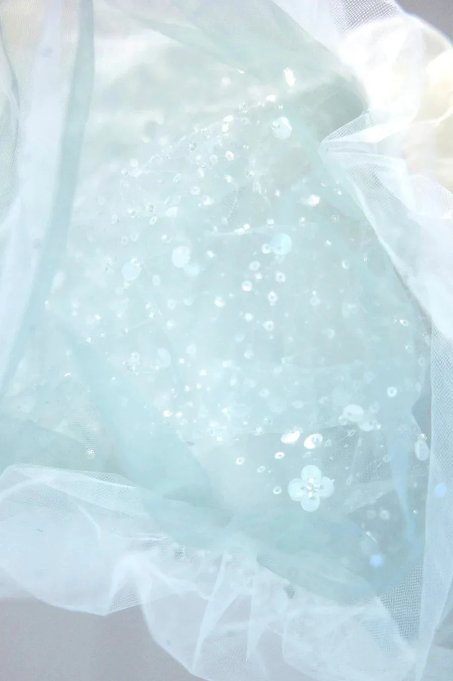Lovely Puff Sleeve Tulle Formal Evening Gown, A-Line Long Prom Dress TP955