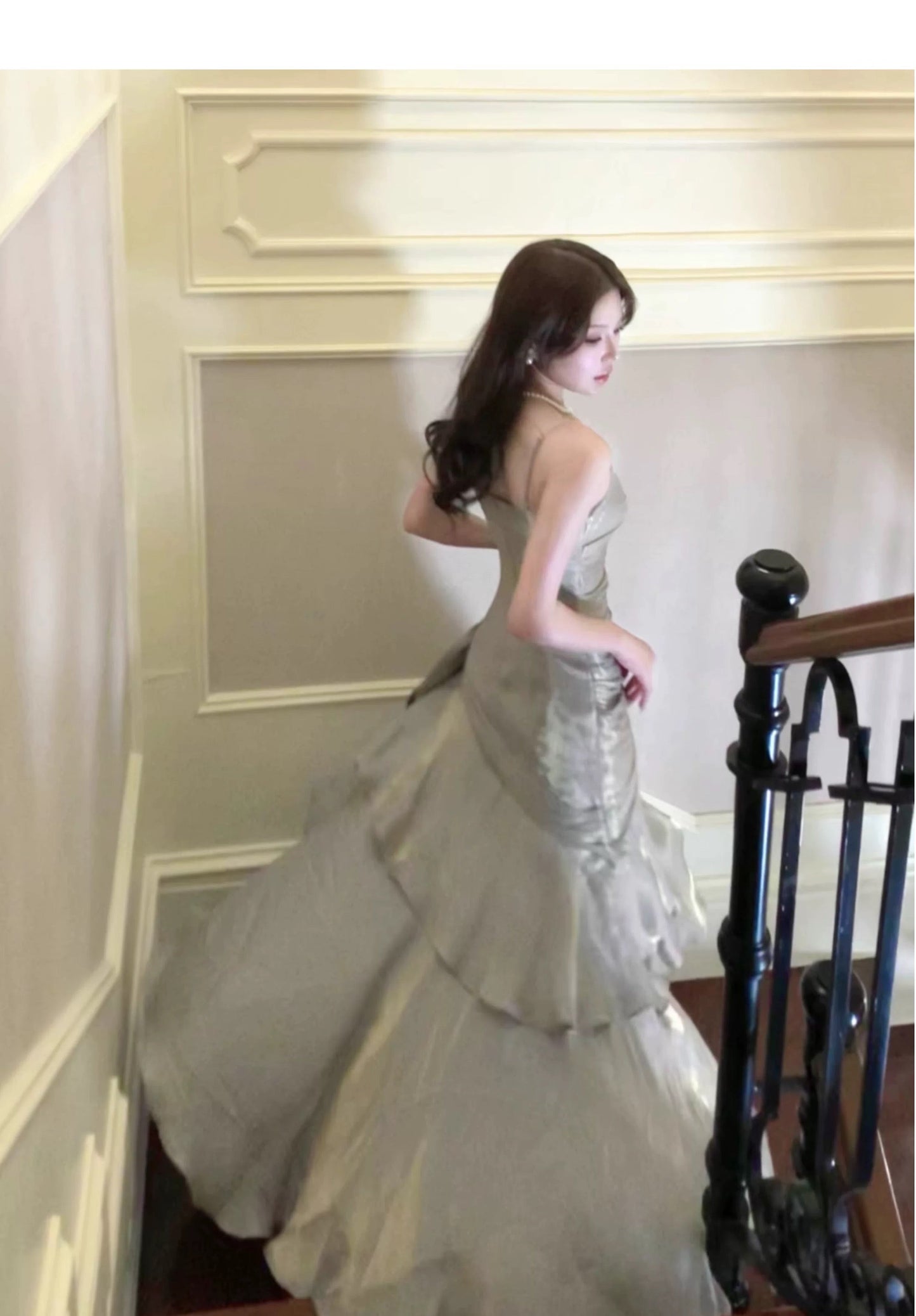 Modest Mermaid Spaghetti Straps Long Prom Dress Birthday Prom Dresses Prom Gown