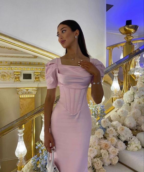 Pink Prom Dresses Women Prom Gowns