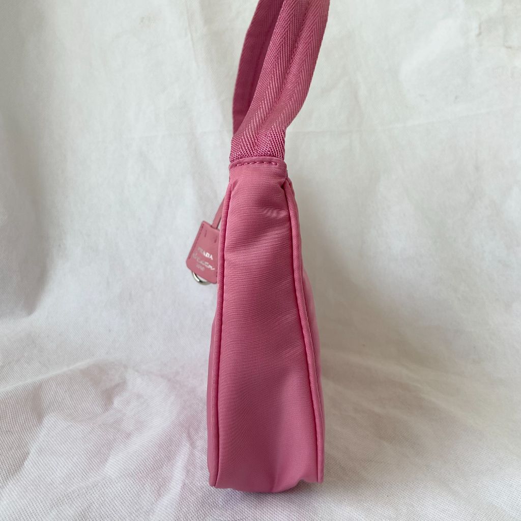 Prada Pink Re-Nylon Re-Edition 2000 mini bag