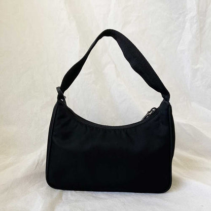 Prada Triangle Logo Re-edition 2000 Mini Bag in Nylon