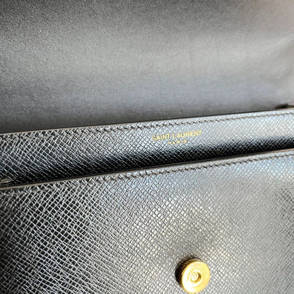 Saint Laurent Sunset Crossbody Leather Bag